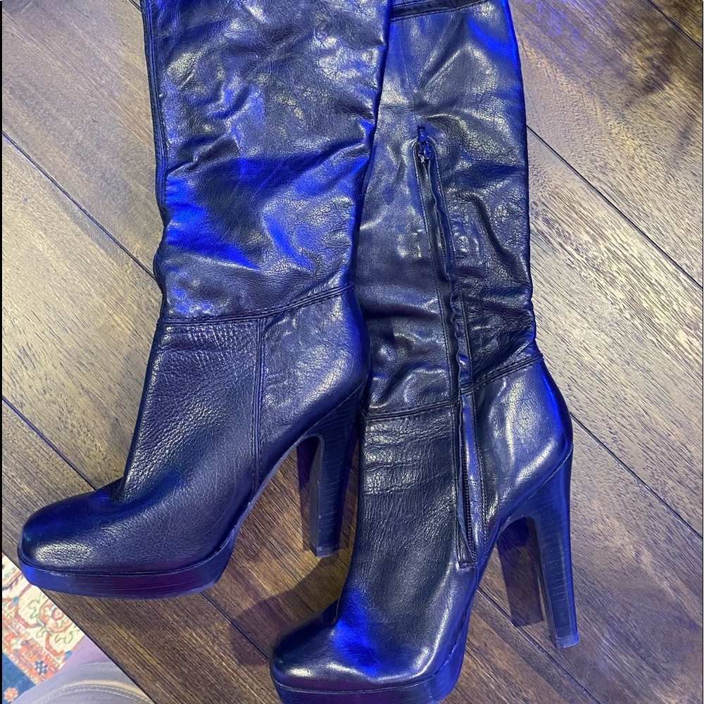 Jessica Simpson leather boots